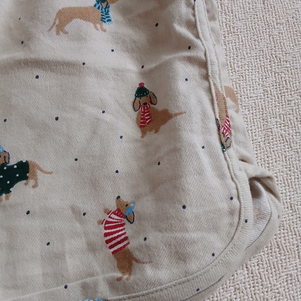 gap ♡ flannel short holiday dog christmas body medium boxers whimsy lounge sleep - Picture 4 of 8